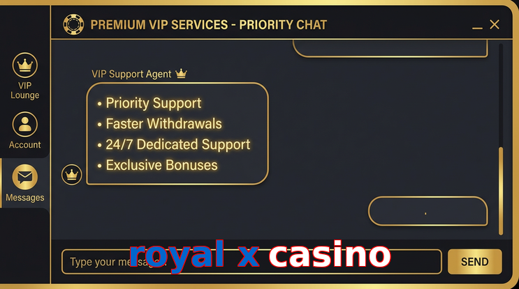 Payment and PKR controls in Royal X Casino